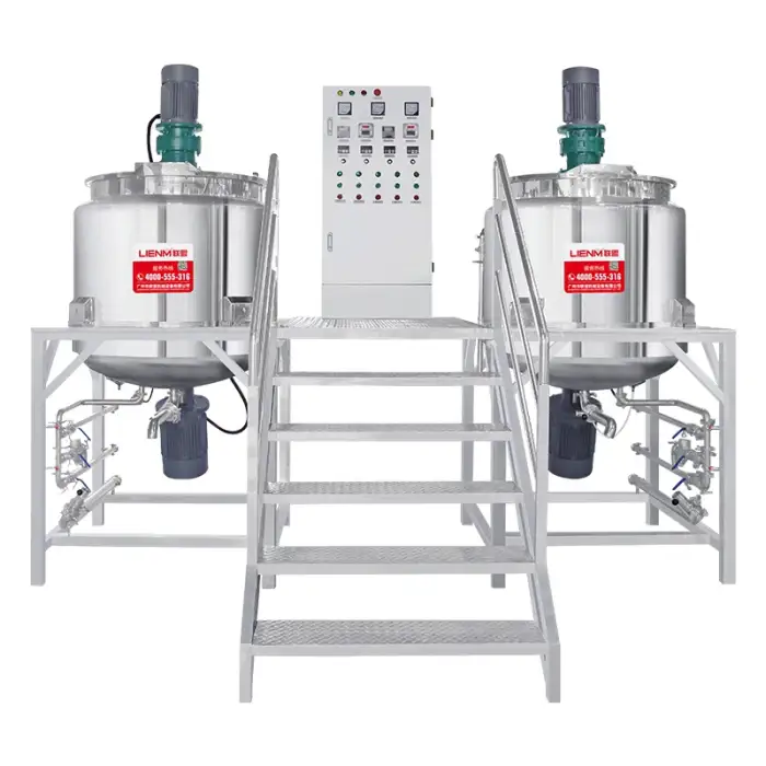 LIENM LM-JBJ-B Homogenizing Mixer Emulsifier Detergent  Soap Hair Shampoo blending Making Machine