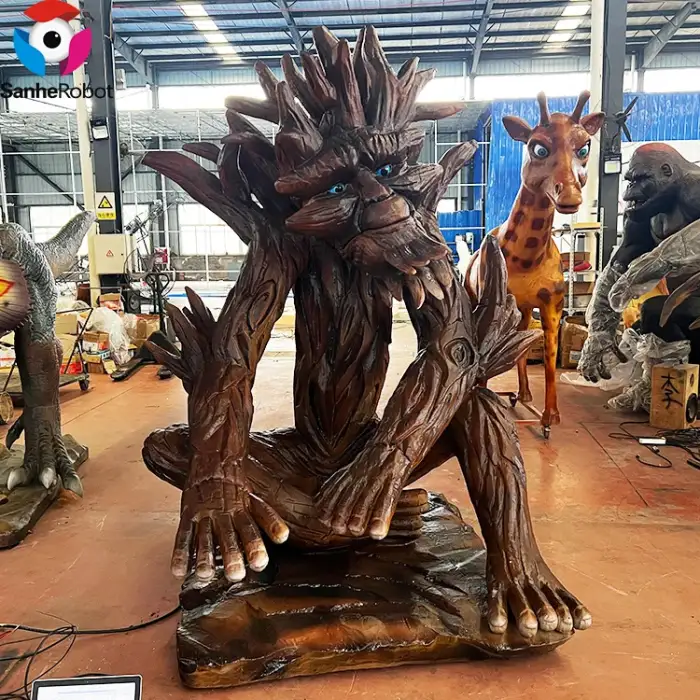 simulation speaking talking treant treeman model statue