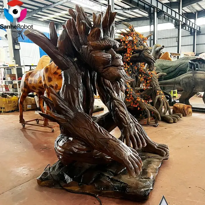 simulation speaking talking treant treeman model statue