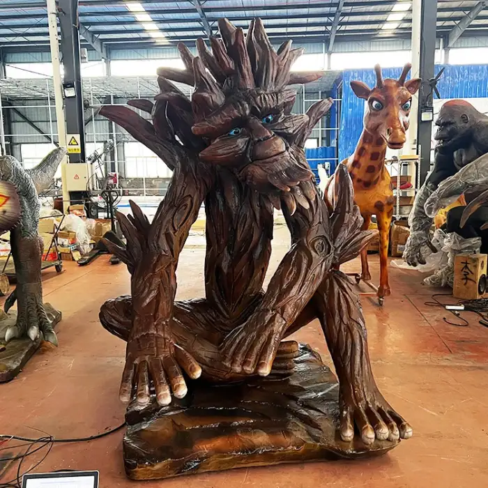 simulation speaking talking treant treeman model statue