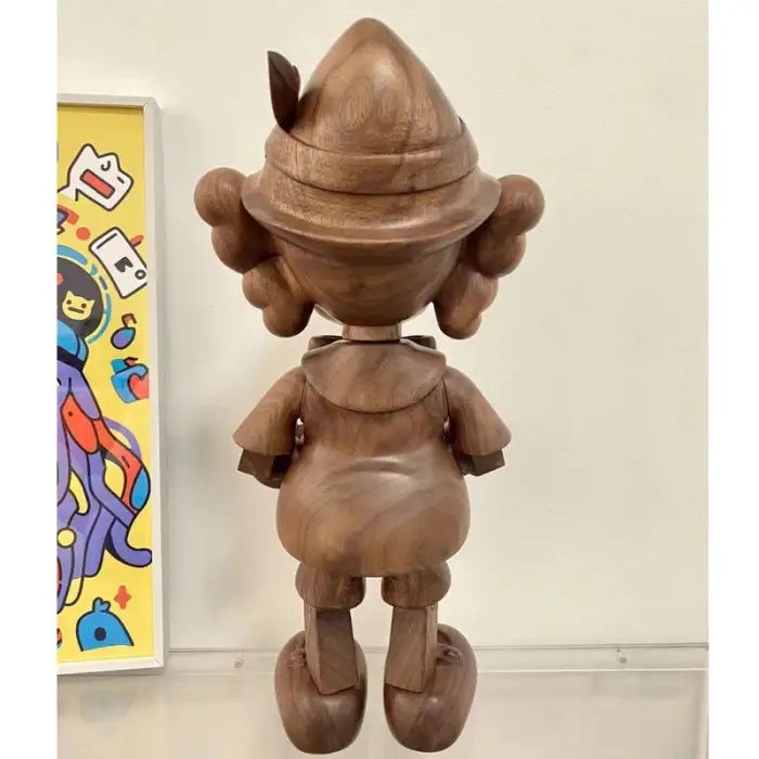 Customized wood crafts child toys home decor kaw pinnocchio figure wood furniture Pinocchio Long Nose