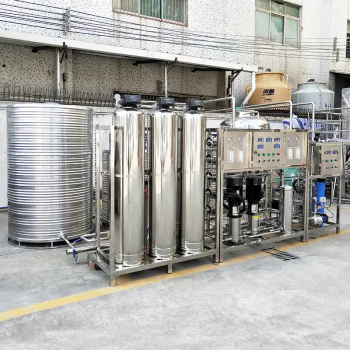 Water Treatment Equipment Groundwater Well Water Reverse Osmosis Machinery RO Filter Mineral Water Making Machine