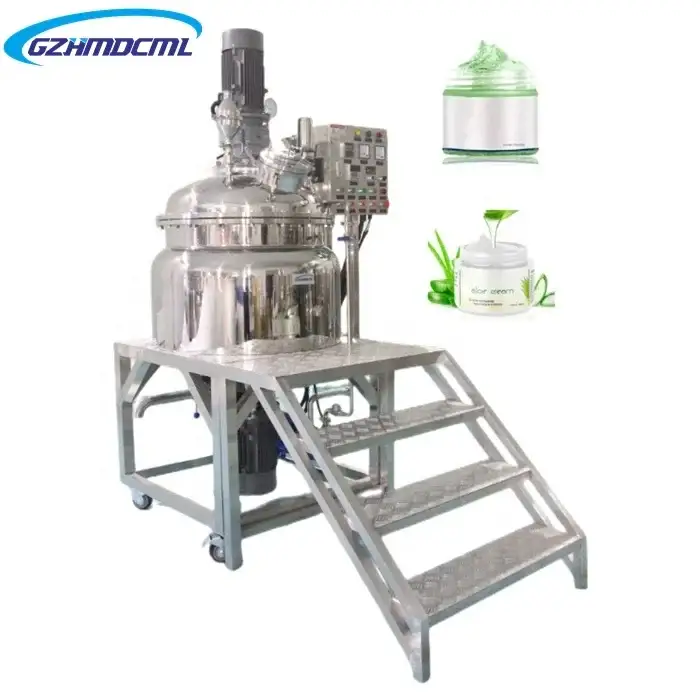 304 or 316 material vacuum emulsifying mixer,ultrasonic emulsifier,vacuum mixing tank