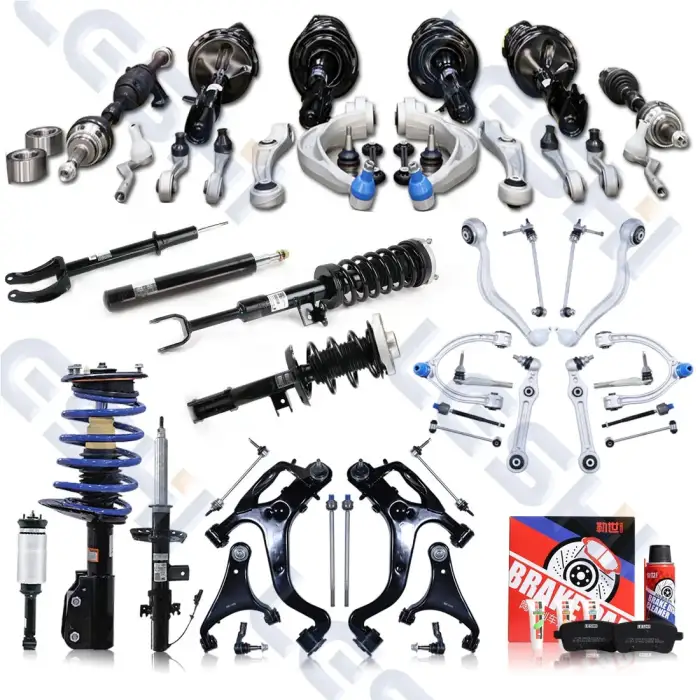 LESHI Auto Chassis Parts Front Rack End and Tie Rod Lower Ball Joints For Audi A4 B6 B7 Accessories Lower Control Arms