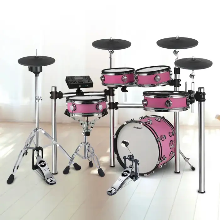 ASANASI Electronic Drums Professional Musical Drum Set Toy Electronic Drum Musical Instruments