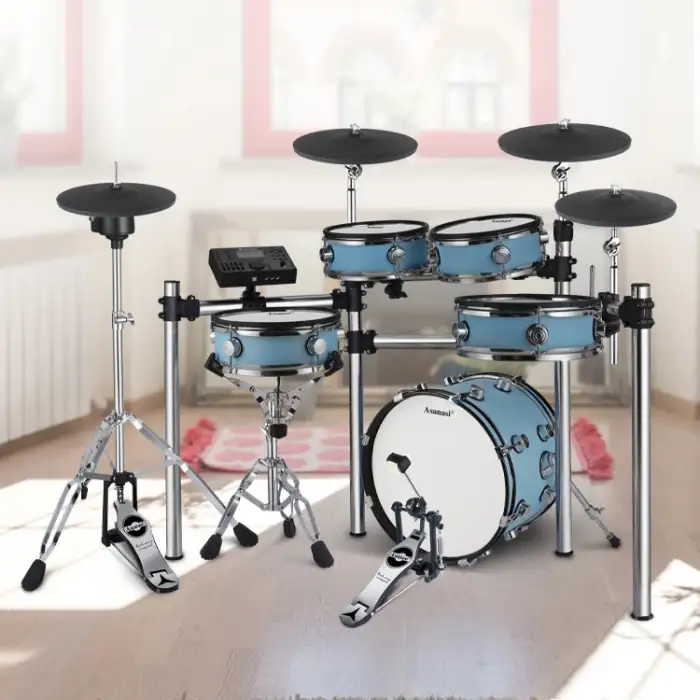 ASANASI Electronic Drums Professional Musical Drum Set Toy Electronic Drum Musical Instruments