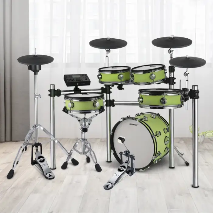 ASANASI Electronic Drums Professional Musical Drum Set Toy Electronic Drum Musical Instruments