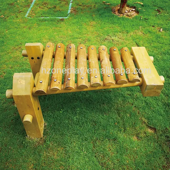 Happy Zone Wooden Outdoor Kids Percussion Musical Play Equipment for Musical Instruments Amusement Park