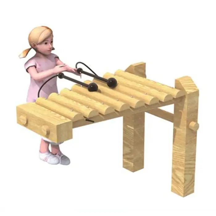 Happy Zone Wooden Outdoor Kids Percussion Musical Play Equipment for Musical Instruments Amusement Park