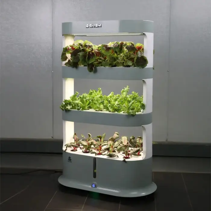 Home smart led light garden mini aeroponic micro farm hydroponic indoor grow tower Automatic hydroponics growing system vertical