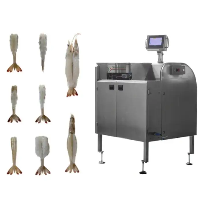 Semi automatic prawn peeling machine