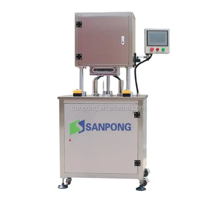 semi automatic can sealing machine for food packaging tuna fish tin can,jar seal vacuum machine