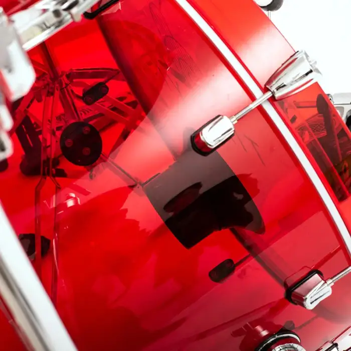 OEM adult acrylic transparent drum kit