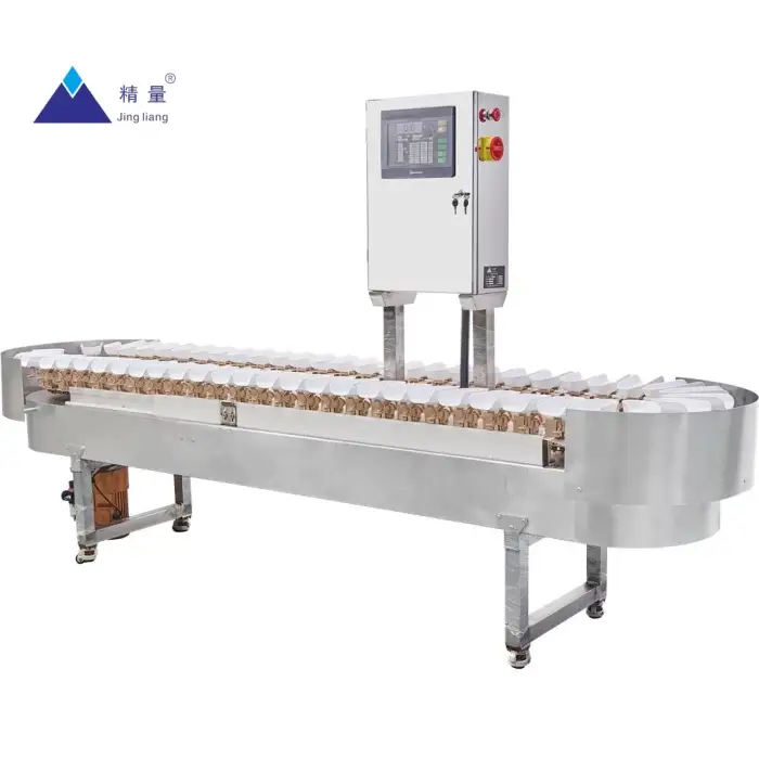 Multi-functional conveyor belt scale oyster fish meat grading machine weighing sorting machine