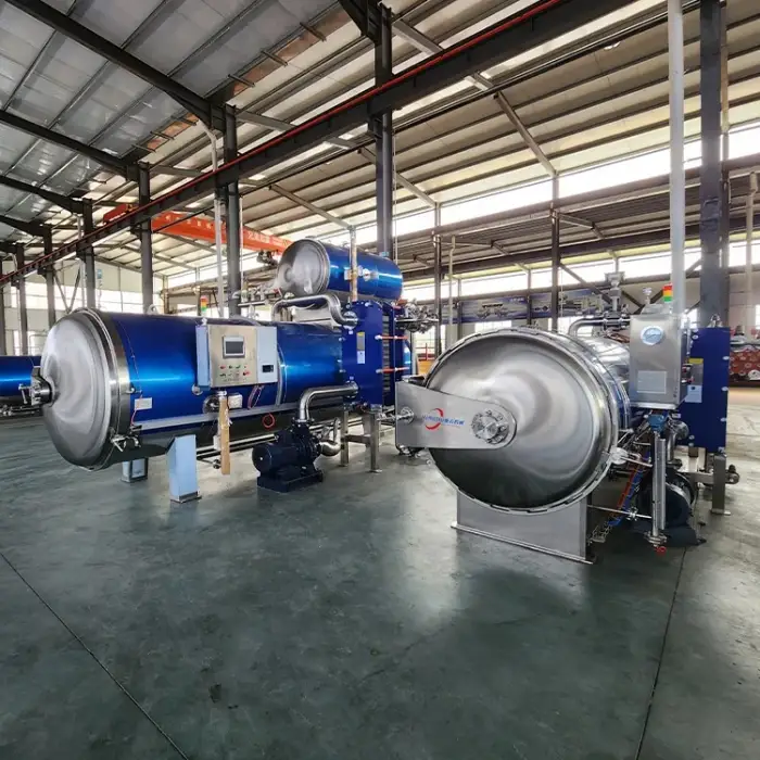 fish canning production line compleat autoclave fable system high pressure processing sterilizer hpp machine