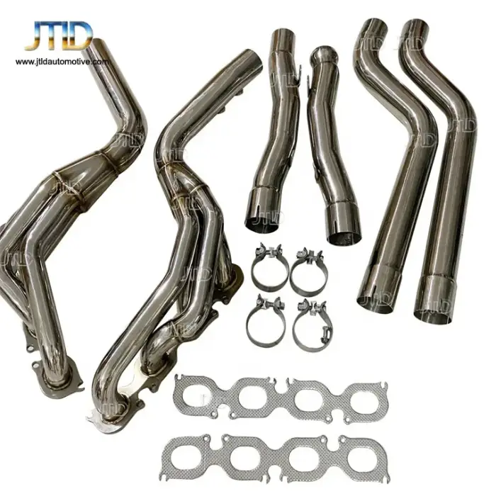 JTLD  longtube headers and midpipe kit for Mercedes Benz W204 C63 AMG M156