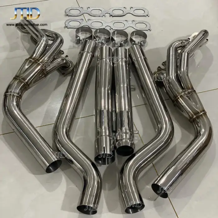 Mercedes BENZ long tube exhaust manifold header for  W204 C63 amg m156 headers