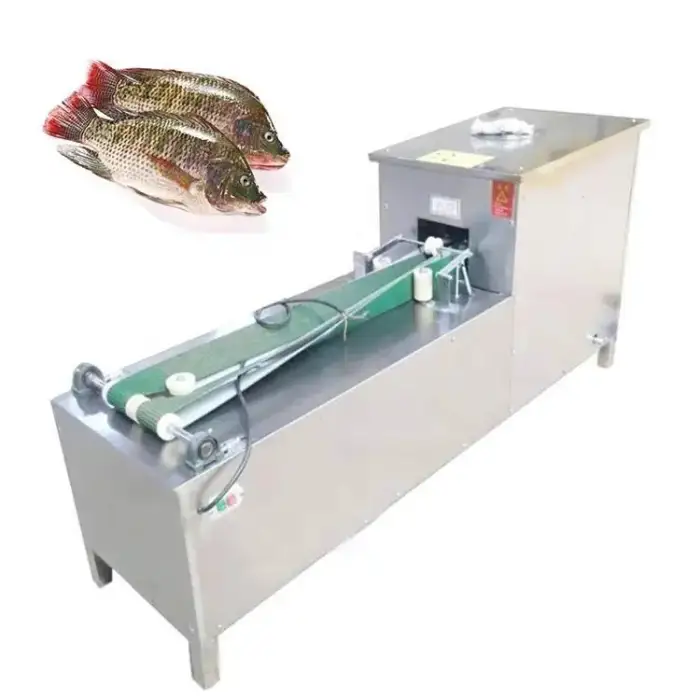 High Quality Small Tilapia Fish Processing Cleaning Small Big Fish Scaling Killing Machine New Product 2020 Provided Automatic