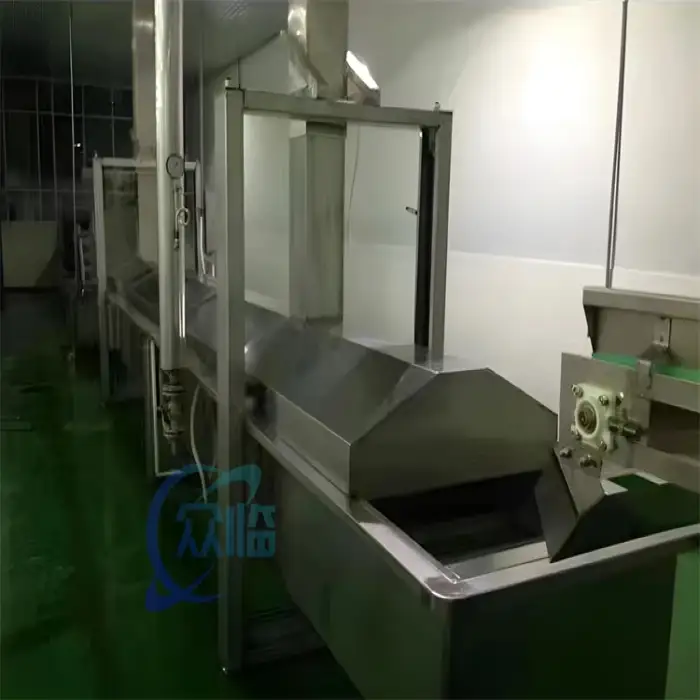 Seafood processing factory continuous shrimp steaming machine For steaming fish