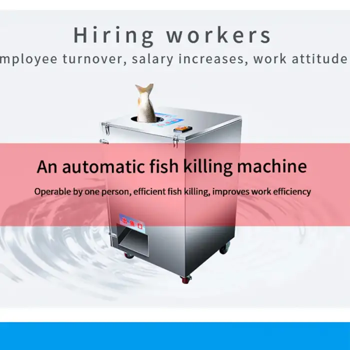 Full Automatic High Efficiency Commercial Stainless Steel Fish Processing Machines with Open Belly and Back Function