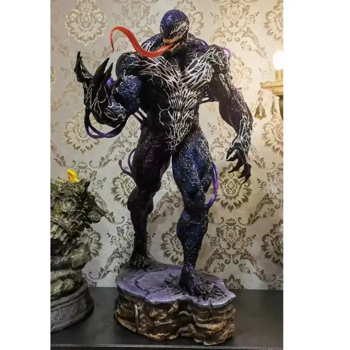 Film Series Ornament Model Premium Design Hero Venom Action fiberglass Figure resin statue 80cm height