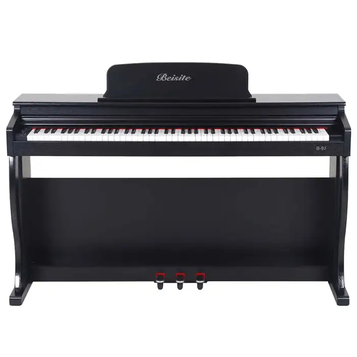 professional 92 keyboard piano musical instrument weighted