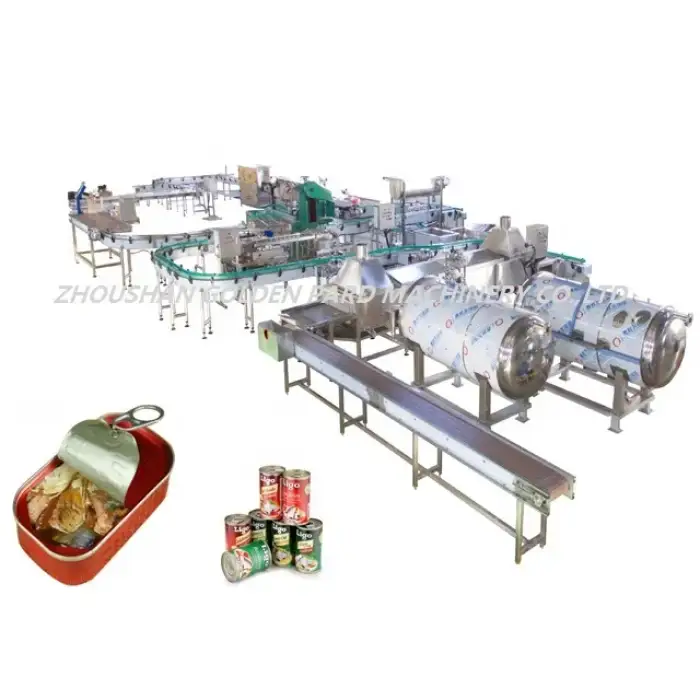 Automatic canned sardine making machine for sardine packing