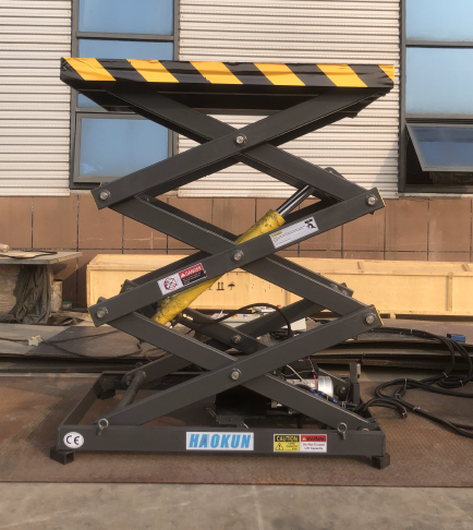 500kg Stationary lift platform with 2.1m lifting height , table size 1200*800mm