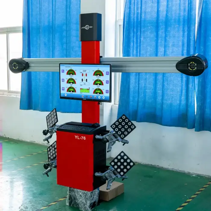 Mechanic car lift the front wheel four-wheel positioning equipment 3d wheel alignment machine