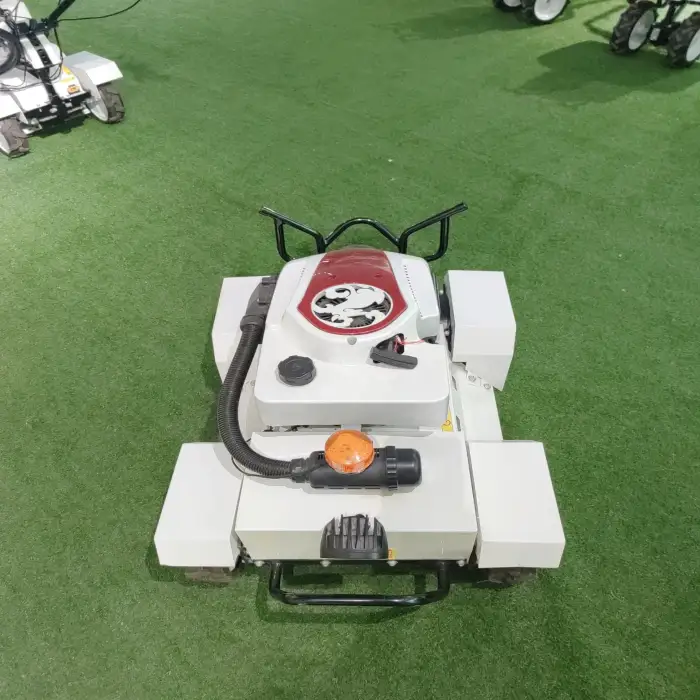 Robot rotary lawn mower auto portable self-propelled robotic ride engine vertical shaft remote control rotary smart lawn mower