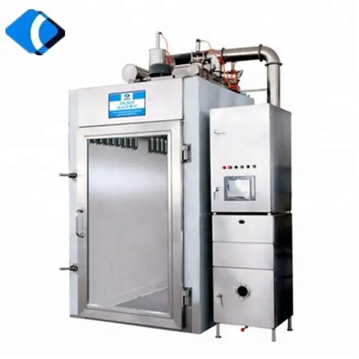 ZXL-500 Industrial Meat Smoking Chamber Smokehouse Machine For Making Smoked Meat Sausage