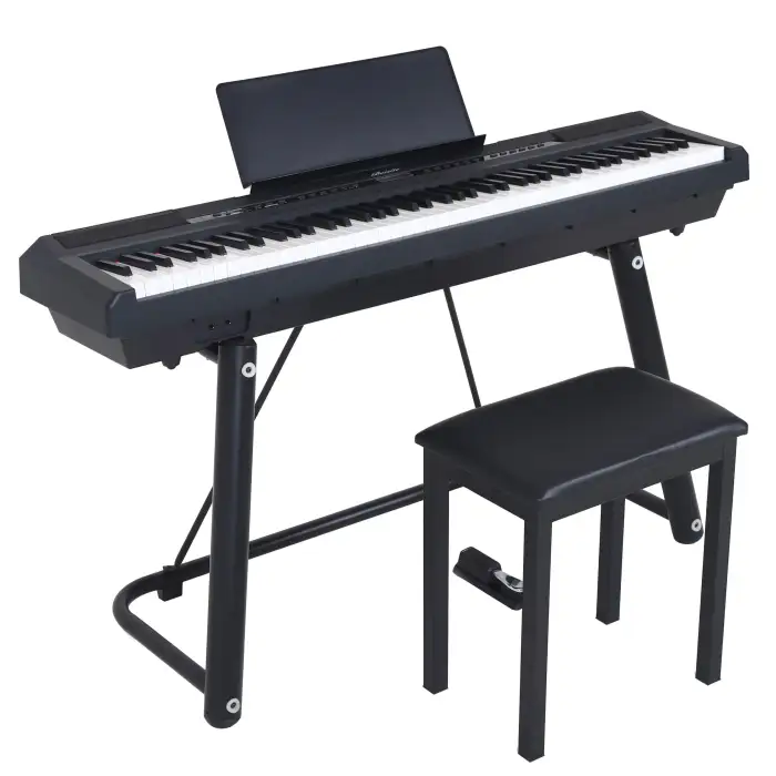 88 keys hammer action keyboard toy piano upright