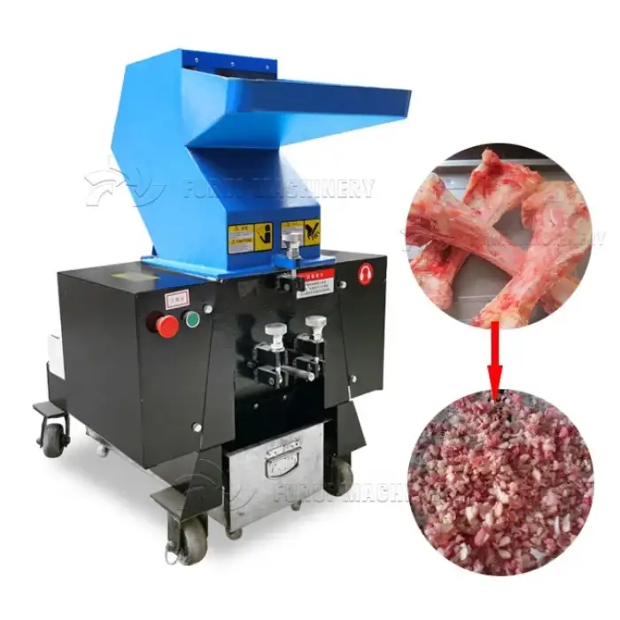 Stainless steel animal bone crusher and chicken bone grinder machine