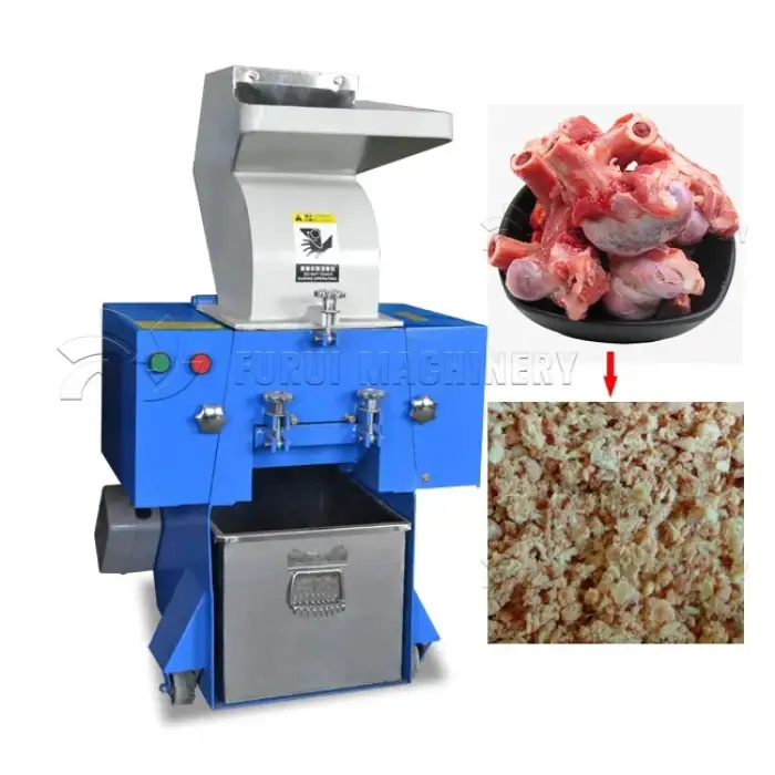 Stainless steel animal bone crusher and chicken bone grinder machine