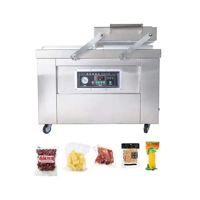 Electronic Sachet Bacon Vertical External Air Vacuum Packaging Sealing Machine For Cheese