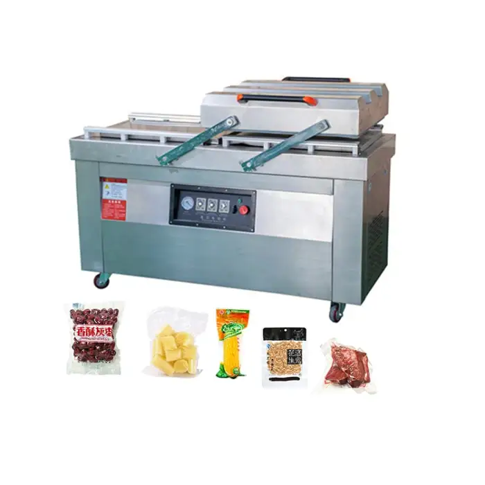 Electronic Sachet Bacon Vertical External Air Vacuum Packaging Sealing Machine For Cheese