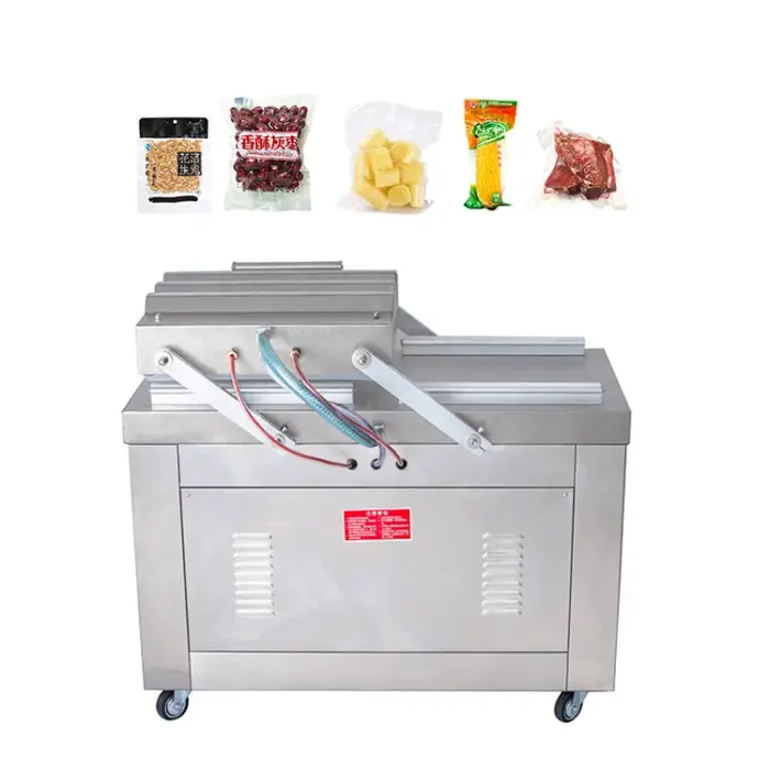 Electronic Sachet Bacon Vertical External Air Vacuum Packaging Sealing Machine For Cheese