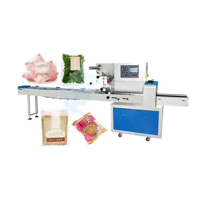 Multifunctional Automatic Package Opp Film Napkin Bag Small Pouch Pillow Roll Gummy Candy Pack Machine