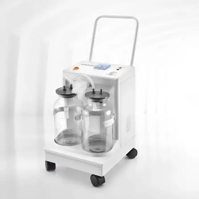 Mn-SM003 Hospital Surgical Portable Suction Units With Two Glasses Bottles