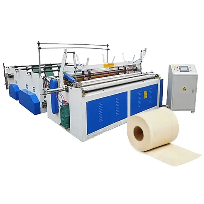 Fully Automatic Small Toilet Tissue Paper Roll Making Machine Production line