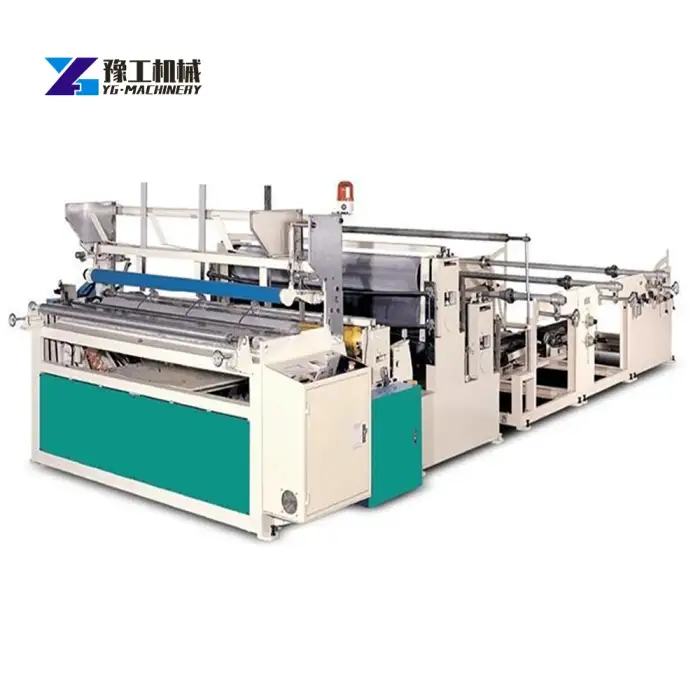 Fully Automatic Small Toilet Tissue Paper Roll Making Machine Production line