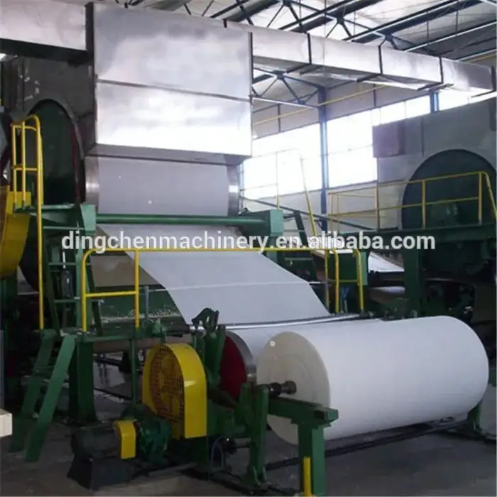 10-25 T D Fourdrinier type waste sugar cane bagasse recycling automaton toilet tissue paper making machine