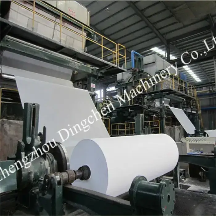 10-25 T D Fourdrinier type waste sugar cane bagasse recycling automaton toilet tissue paper making machine