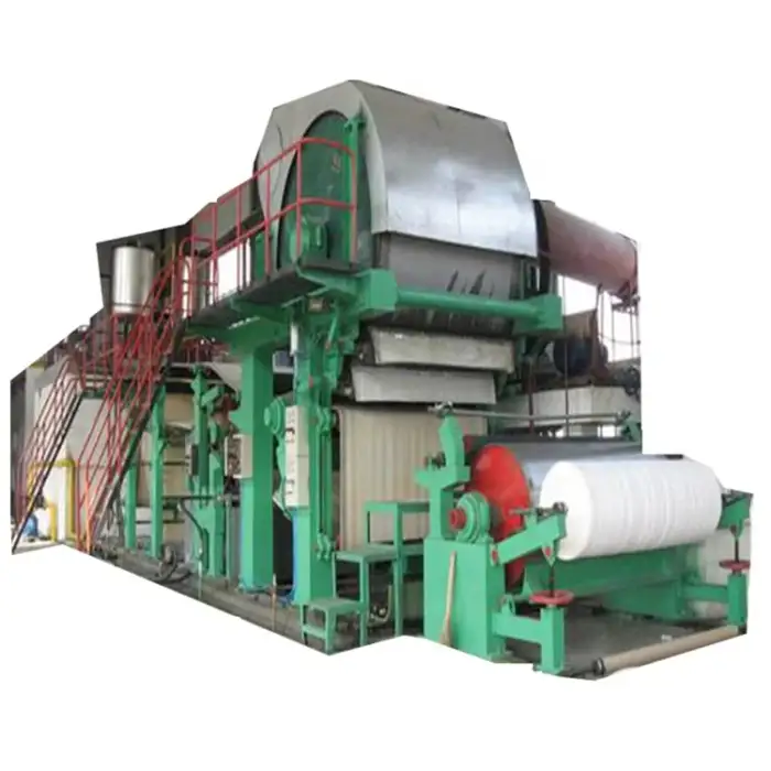 1575mm Toilet Paper Making Machine Business Small Machine 10T or D for Cardboard Recycling Line