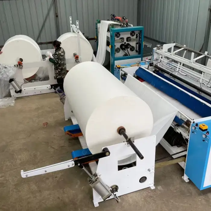 Full Automatic Facial Tissue Manufacture Machine Small Roll Towel Napkin Tissue Toilet Paper Making Machine Price