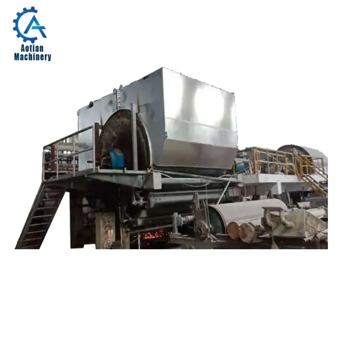 Bamboo products manufacturing toilet tissue paper making machine for recycling paper