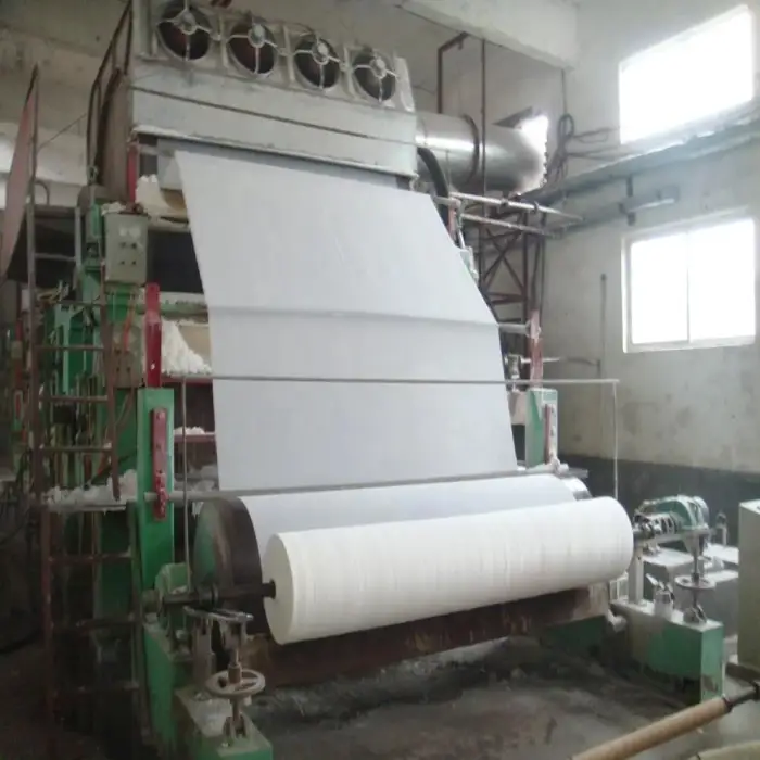 No1 787mm Waste Paper High Quality Tissue Toilet Paper Machine For Paper Factory