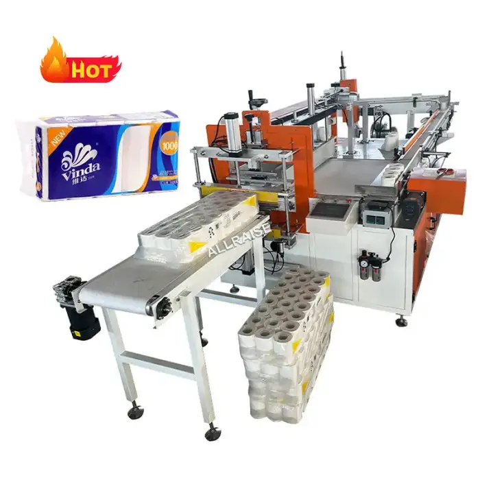 OR-1880 Toilet Paper Production Line Roll Embossing Cutting and Rewinding Packing Machine Toilet Tissue Making Machine