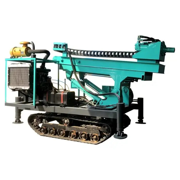 Portable Full Hydraulic Crawler Mining Core Diesel Drilling Rig Machine