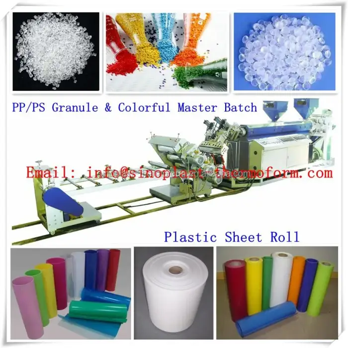 PET Sheet Extruder Machinery Transparent Film Extrusion Line PET Plastic Sheet Making Machine